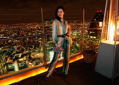 LONDON, ENGLAND - FEBRUARY 28:  Betty Bachz joins SUSHISAMBA and Cool Earth to celebrate SAMBAZONIA at SUSHISAMBA on February 28, 2017 in London, England   Picture Credit: Dave Benett